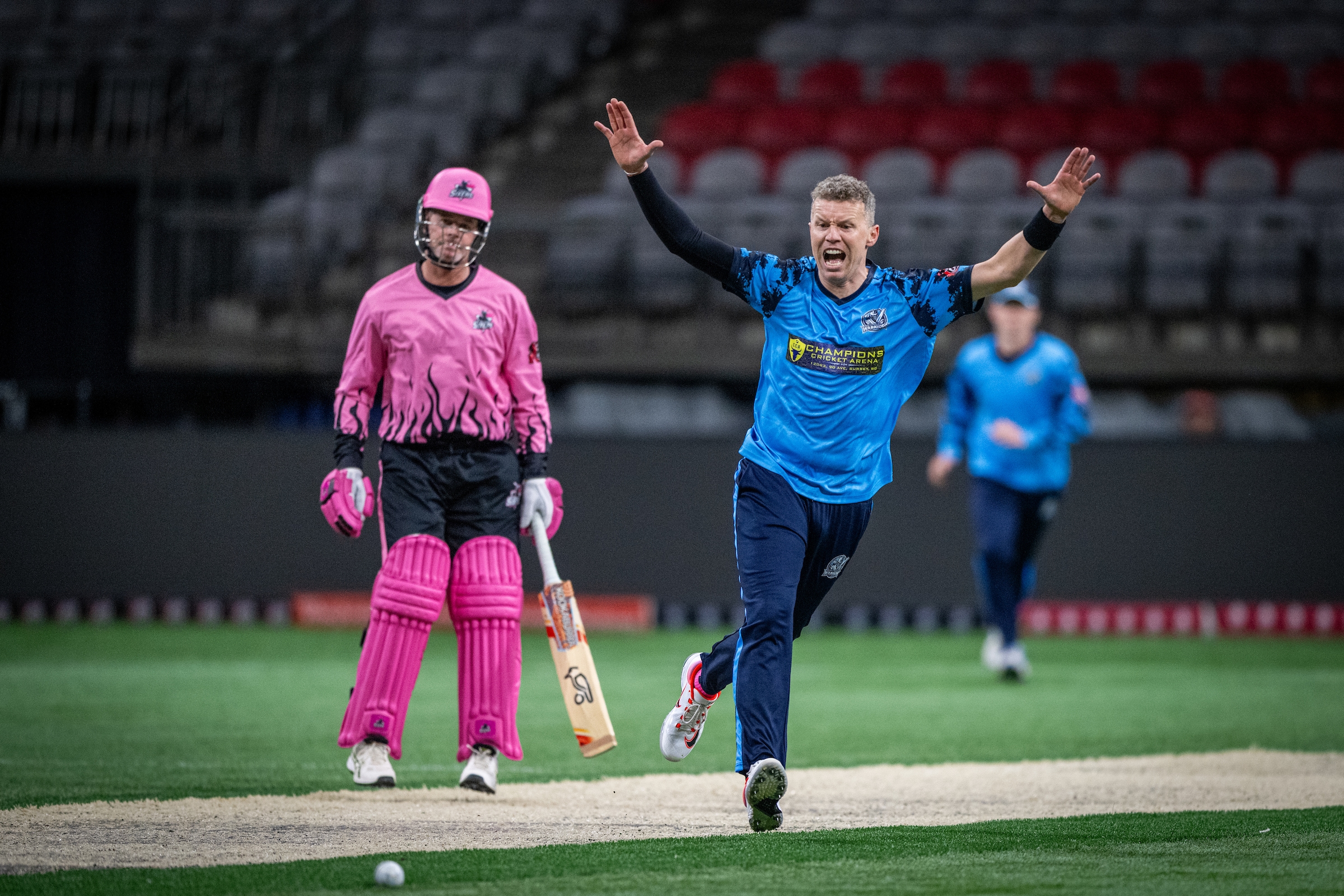 Players on the cricket field