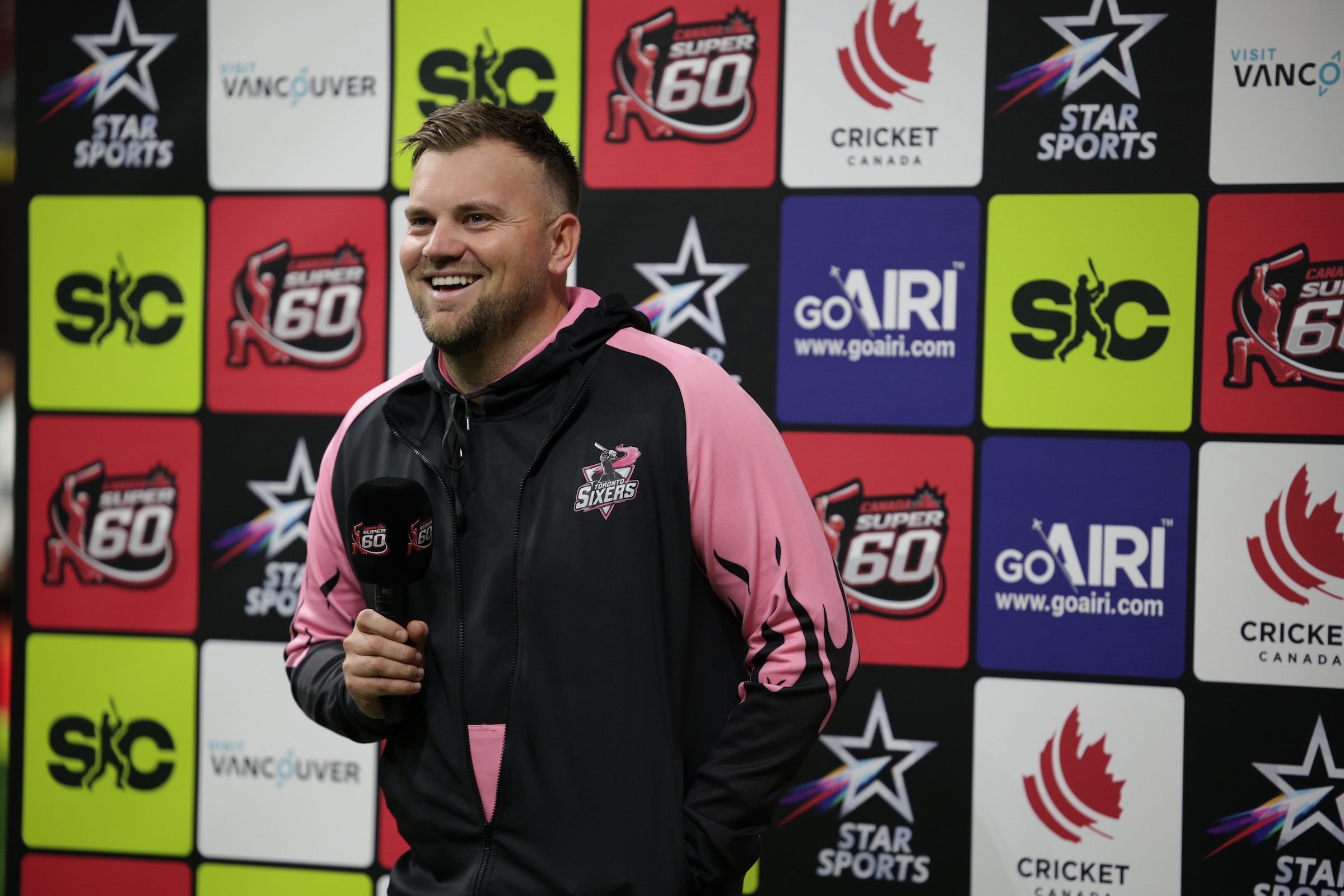 Sponsor event at a Super60 match