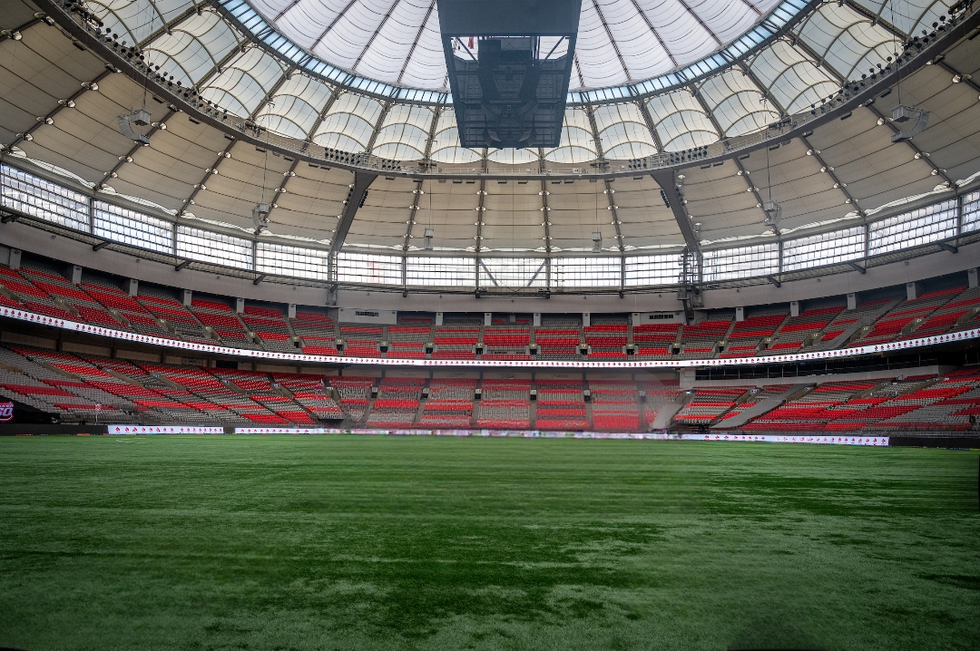 BC Place stadium interior